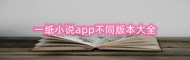 一纸小说app不同版本大全