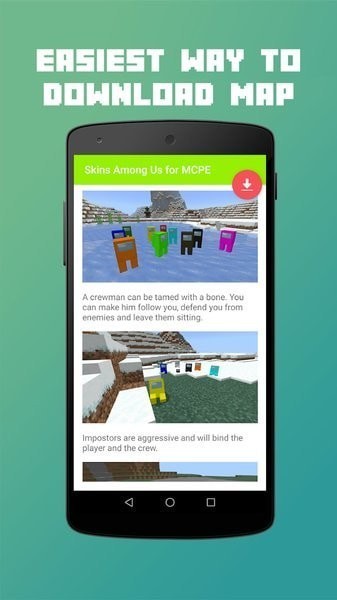 我的世界amongus皮肤版（Skins Among Us for MCPE）
