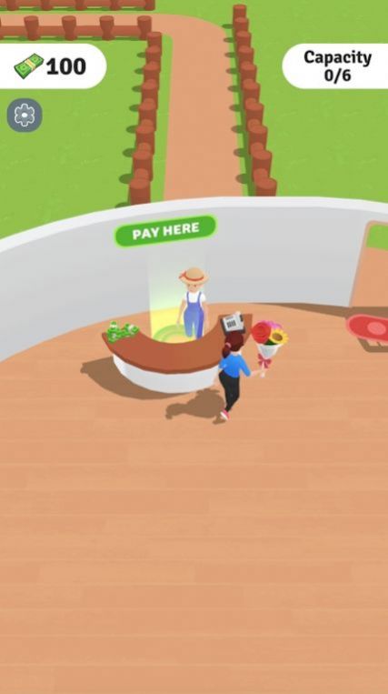 Idle flower store