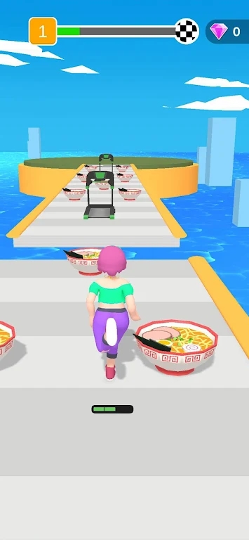 保持身材跑